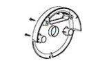 Maytronics Side Cover Pulley MBC5 | Light Blue | 9991068