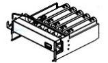 Raypak Burner Tray with Gas Valve | Natural Gas - DSI Units | 011582F