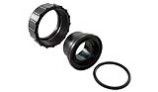 Waterco 1.5" x 2" Half Union Adapter with O-Ring | 122257BLK