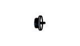 Waterco Drain Plug End Cap | Black | W02270BLK