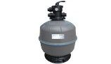 Waterco Exotuf E400 16" Clamp Type Top Mount Sand Filter with Multiport Valve | 2 Sq. Ft. 27 GPM | 2260166A