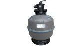 Waterco Exotuf Plus E500 20" Clamp Type Top Mount Sand Filter with Multiport Valve | 3 Sq. Ft. 60 GPM | 2260202A | 2260206A