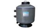 Waterco Micron SM900 36" Side Mount Sand Filter | Black | 10" Neck with Clear Lid and 2" Connections | 7.01 Sq. Ft. 140 GPM | 220283610NA