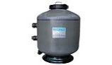 Waterco SM900 36" Side Mount Sand Filter | Black | 12" Neck with Clear Lid and 2.5" Connections | 7.01 Sq. Ft. 140 GPM | 22001236465NA