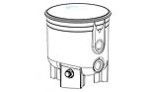 Waterway Filter Body with Labels | 550-4400