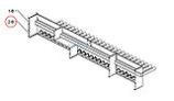 Raypak Burner Mounting Assembly | 009604F