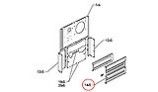 Raypak Left & Right Heat Exchanger Support | 010244F