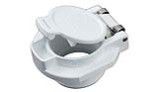Super Pro 1.5" MPT Vac Lock Safety Fitting | White | 25505-000-000