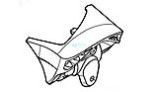 Zodiac MX6 Body Panel | Left | R0567400