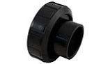 Waterco Union Adapter | 2-1/2" Buttress Thread x 2" Slip | 63406550BLK