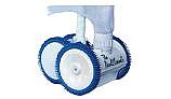 Poolvergnuegen The Pool Cleaner 4-Wheel Pressure Side Cleaner | White Blue Model | 896584000-037