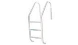 SR Smith 3-Step Sealed Steel Ladder 24" | Pewter Gray Color | LTDF-101 White Plastic Treads | 304 Grade | VLLS-103E-VG