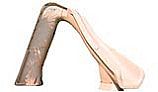 SR Smith Typhoon Pool Slide | Right Curve | Sandstone | 670-209-58123