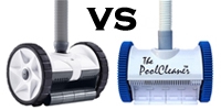 Pentair Kreepy Krauly Warrior vs. Poolvergnuegen 2-Wheel Cleaner