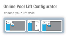 Online Pool Lift Configurator